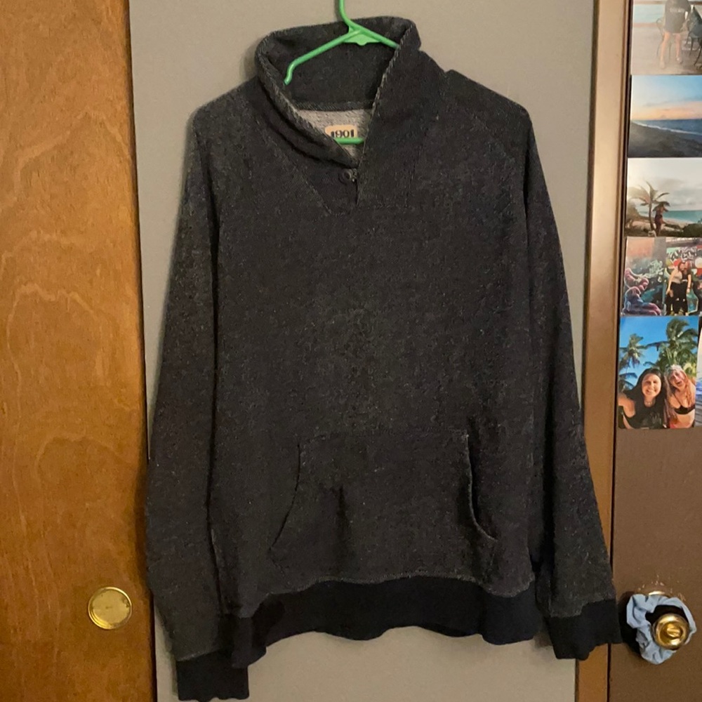 1901 one button sweater